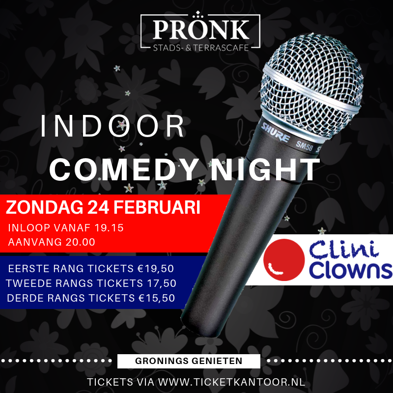 Indoor Comedy Night Pronk