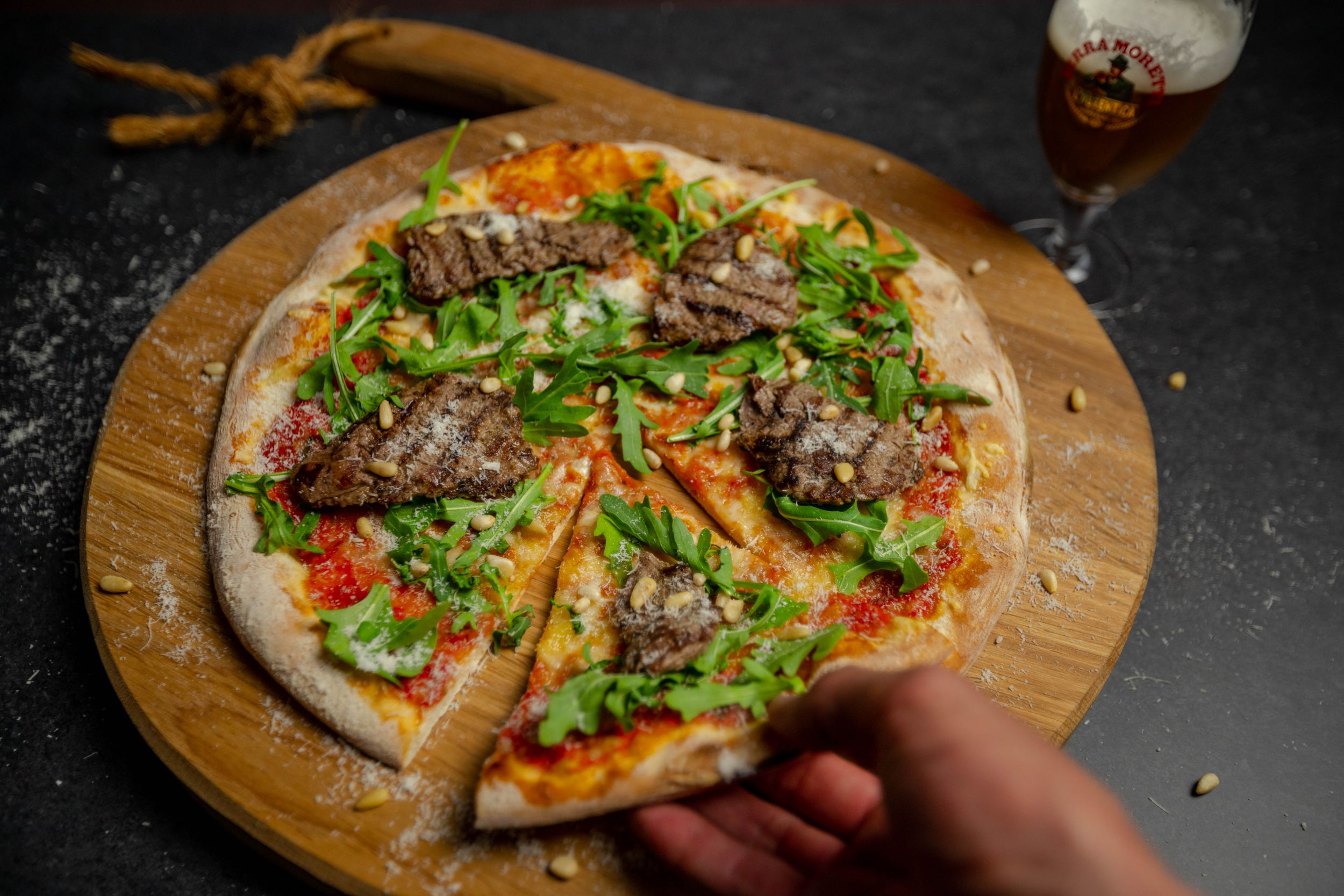 Pizza by hand