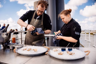 Seafood op 't wad